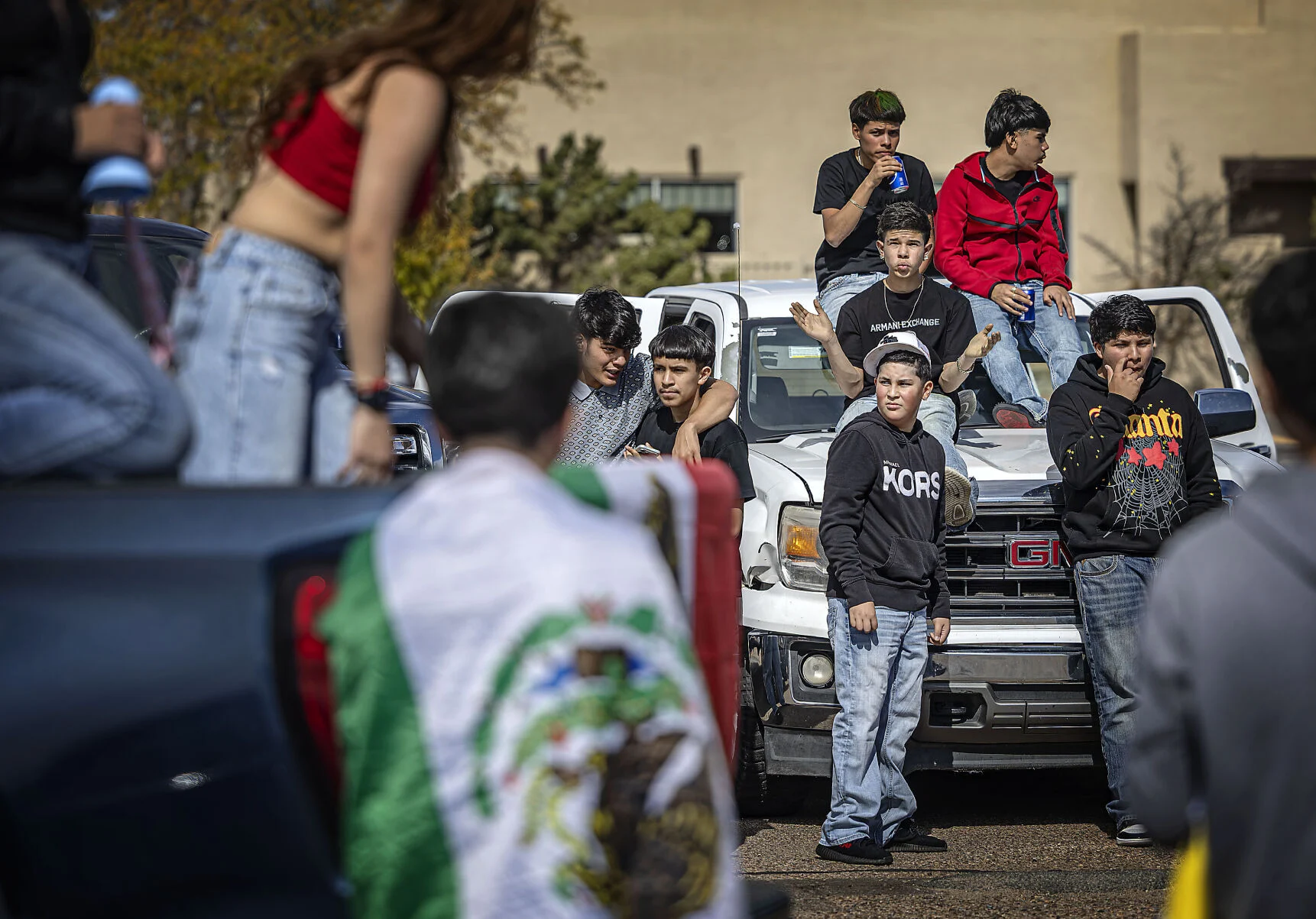 Santa Fe Students Walk Out to Protest ICE Immigration Arrests