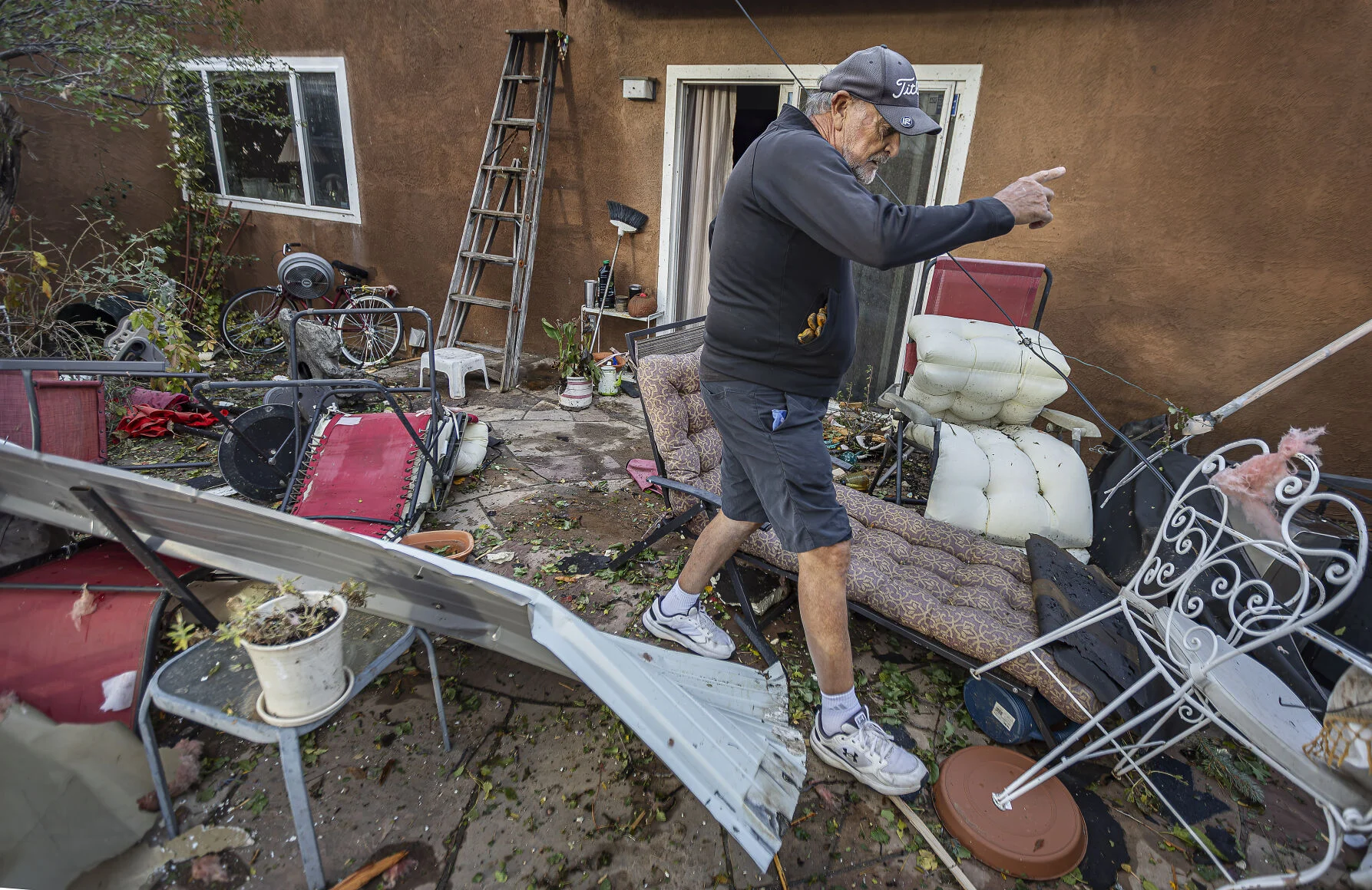 Costly tornado cleanup underway in Santa Fe as more rain expected